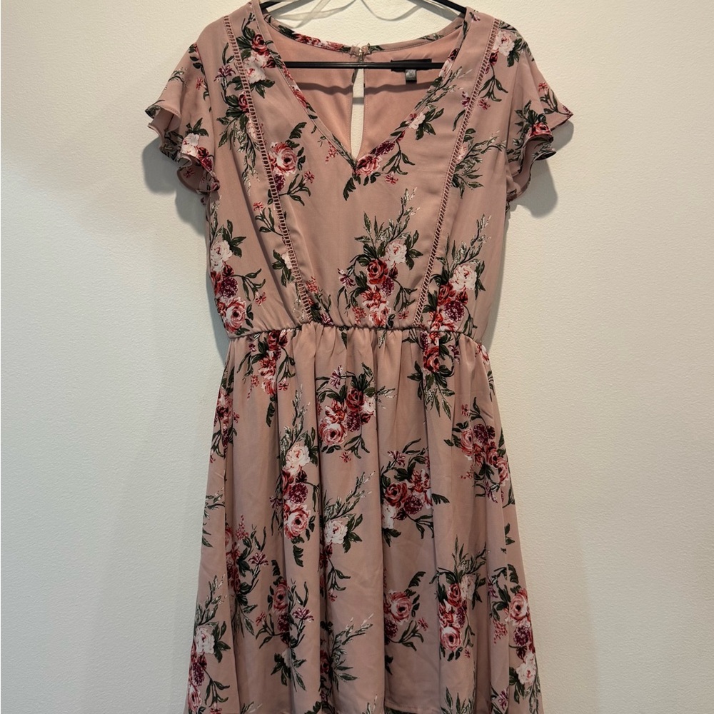 Floral Pink Dress